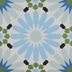 preview thumbnail 2 of 5, Handmade Alhambra Blue, Green, Black Tile, Pack of 12 (Morocco)