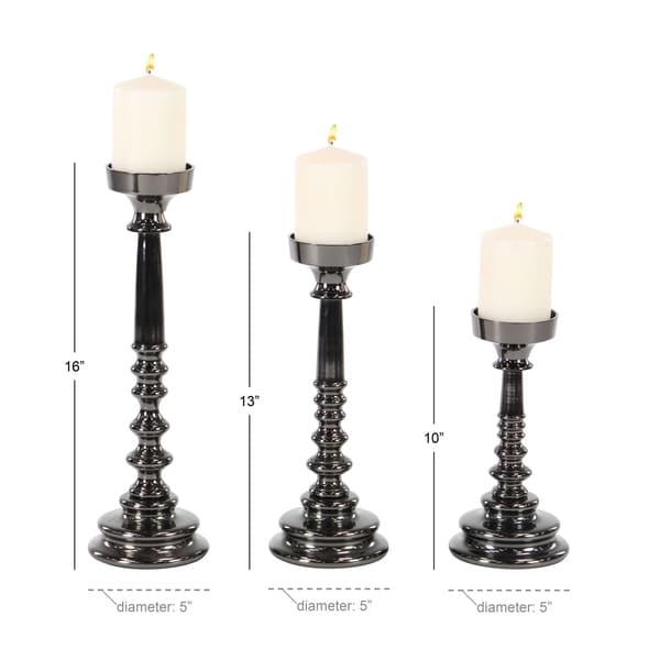 black candle tray