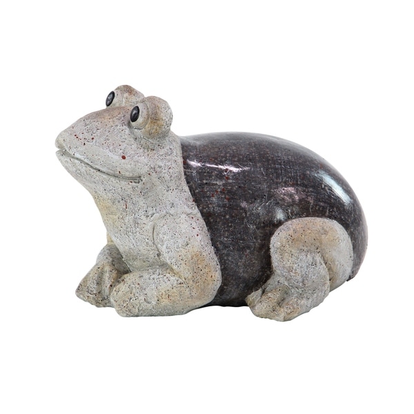 resin frog statue