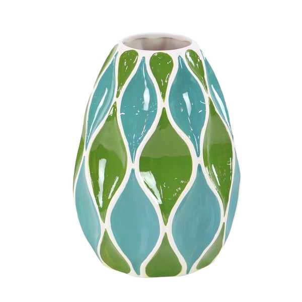 Carson Carrington Alavus Modern Ceramic Stout Bud Vase
