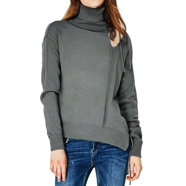 gray turtleneck womens