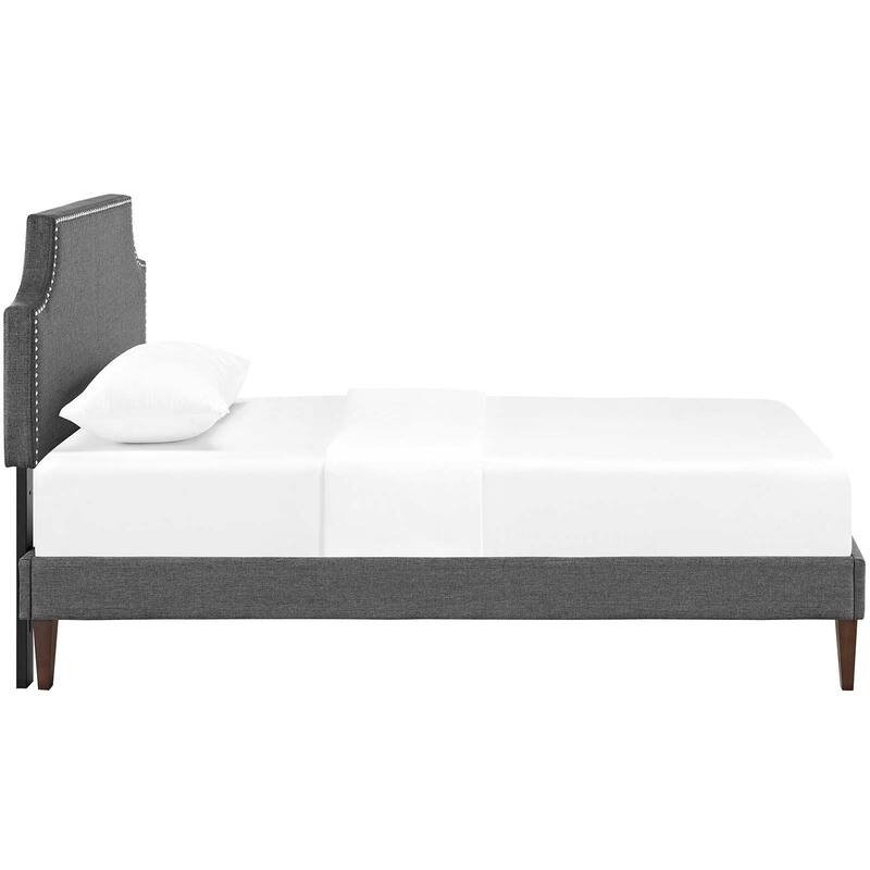 Corene Twin Platform Bed with Squared Tapered Legs