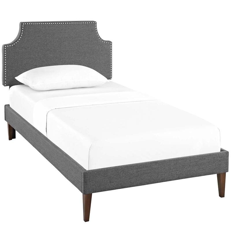 Corene Twin Platform Bed with Squared Tapered Legs