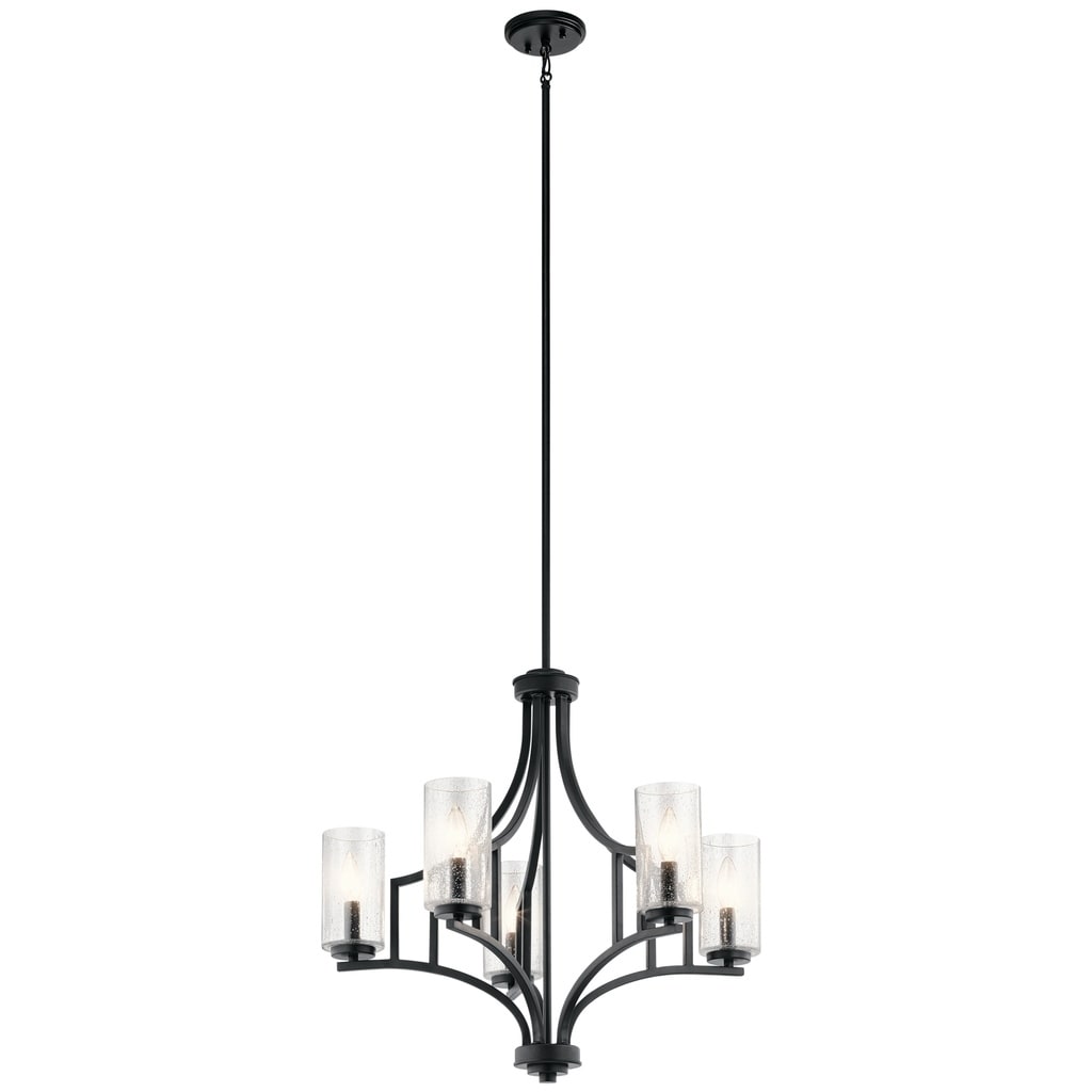 Kichler Lighting Vara Collection 5-light Distressed Black Chandelier - Chandeliers For Bedrooms by Overstock.com