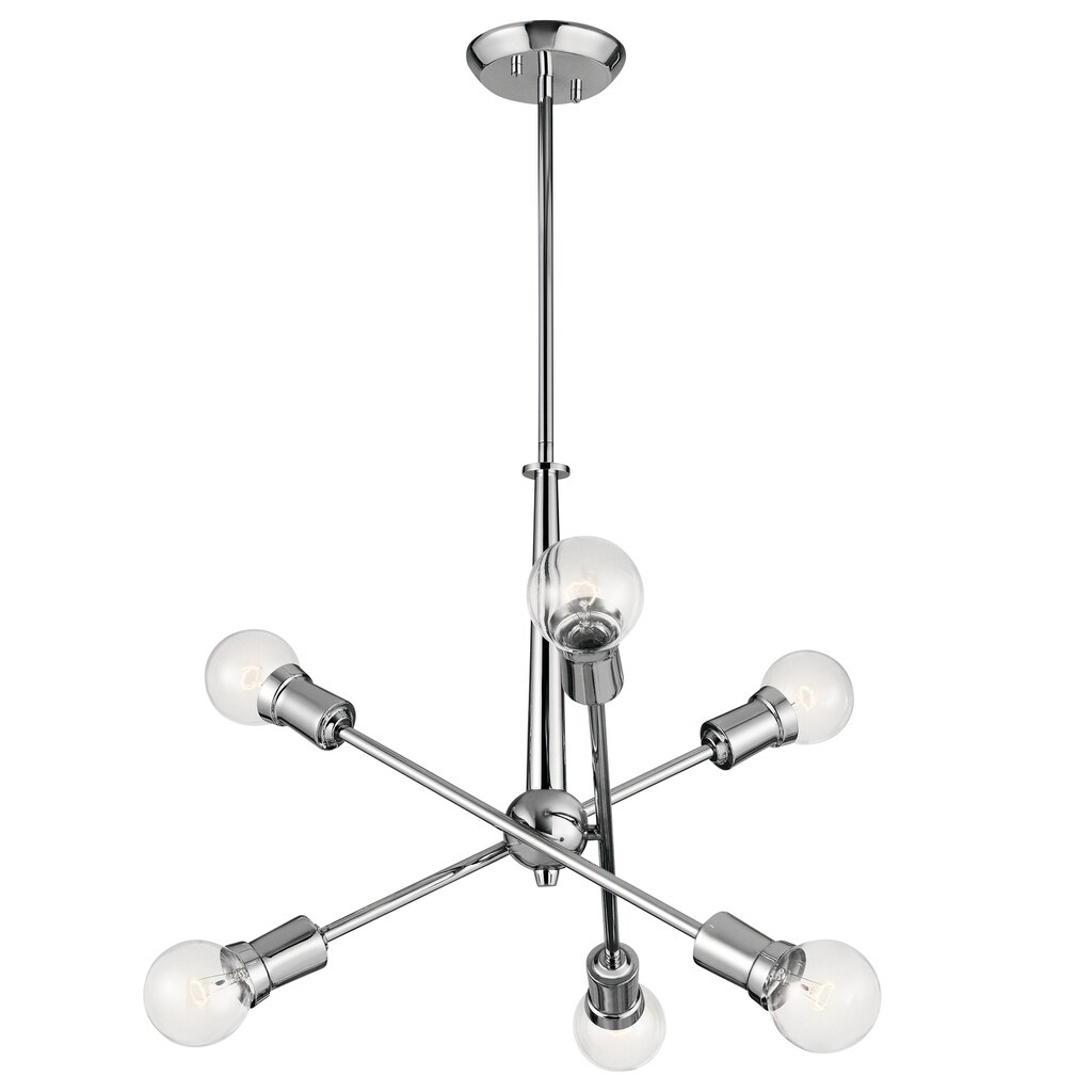 Copper Grove Choisy 6-light Chrome Chandelier - Chandeliers For Bedrooms by Overstock.com