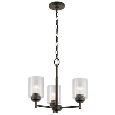 The Gray Barn Saffron 3-light Olde Bronze Mini Chandelier