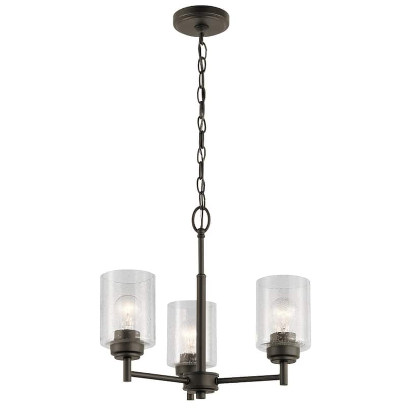 Kichler Lighting Winslow 3-light Olde Bronze Mini Chandelier
