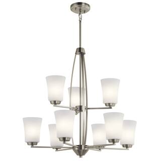 Kichler Lighting Tao 9-light Brushed Nickel Chandelier