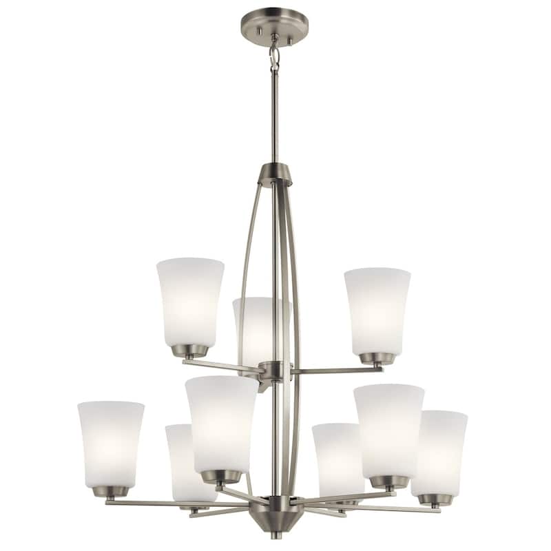 Kichler Lighting Tao 9-light Brushed Nickel Chandelier