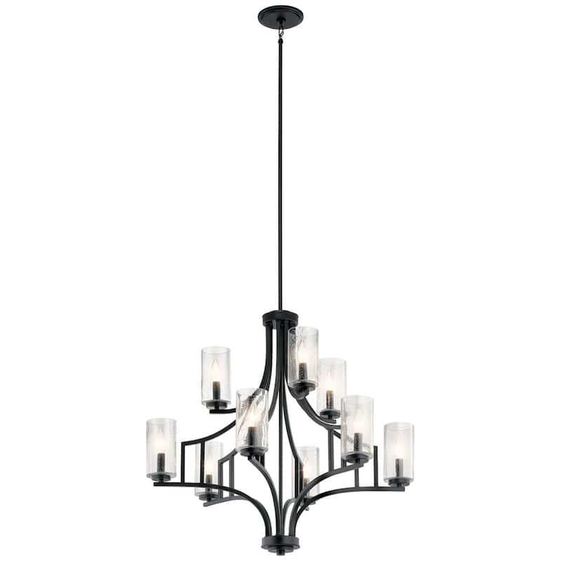 Kichler Lighting Vara Collection 9-light Distressed Black Chandelier