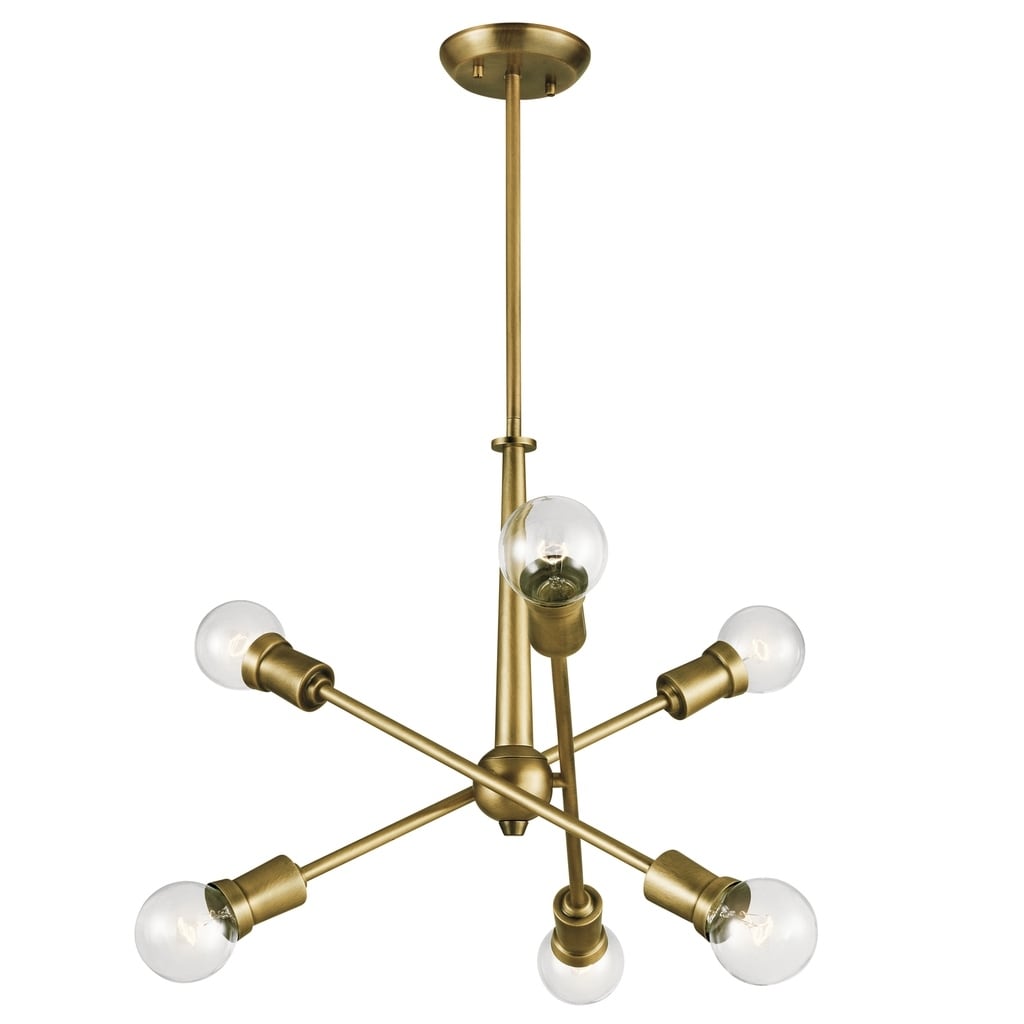 Copper Grove Choisy 6-light Natural Brass Chandelier - Chandeliers For Bedrooms by Overstock.com