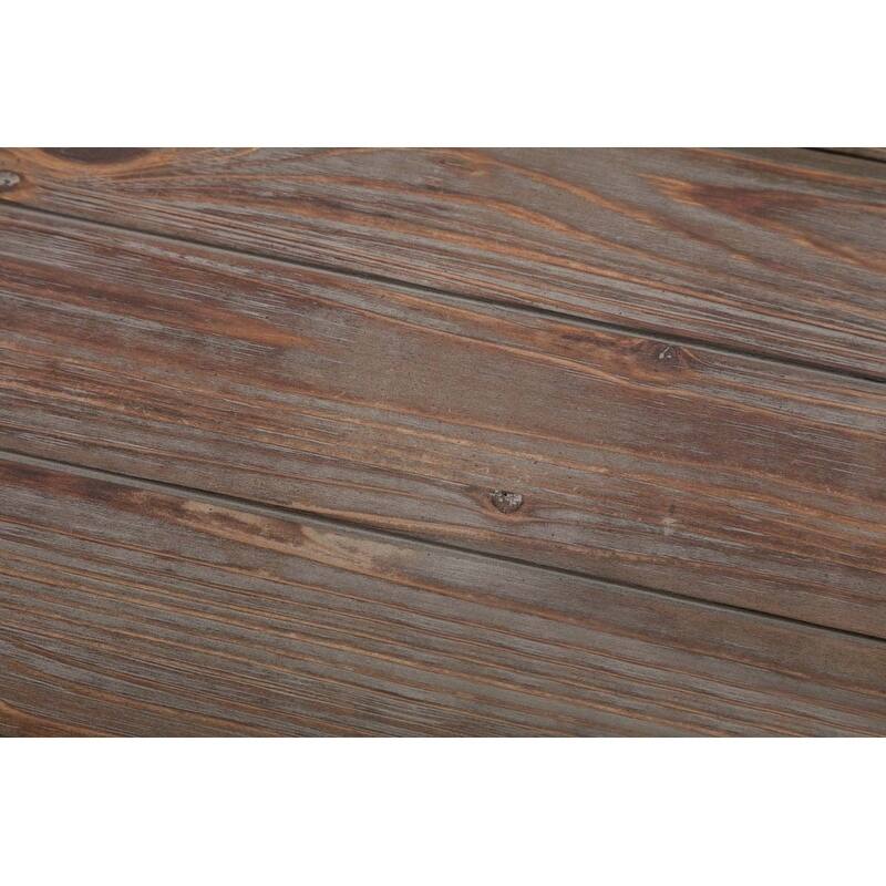Miriam Folding Industrial Wood and Metal End Table
