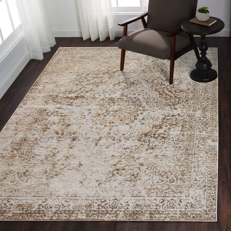 Alexander Home Mason Distressed Traditional Persian Rug