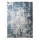 preview thumbnail 19 of 25, Alexander Home Mason Abstract Modern Distressed Rug 5'3" x 7'8" - Denim/Grey - Rectangle