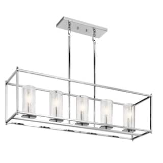 Kichler Lighting Crosby Chrome Finish 5-light Linear Chandelier