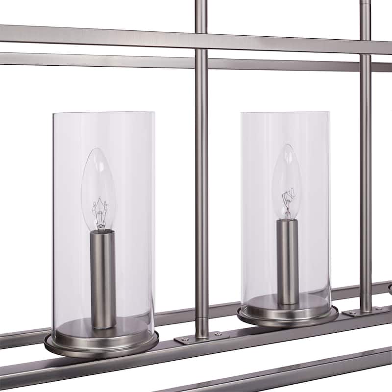 Kichler Lighting Crosby 5-light Brushed Nickel Linear Chandelier