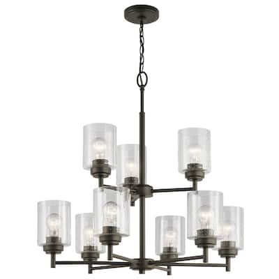 The Gray Barn Saffron 9-light Olde Bronze Chandelier