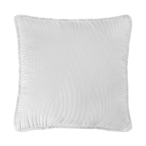 Brielle Stream Embroidered Euro Sham