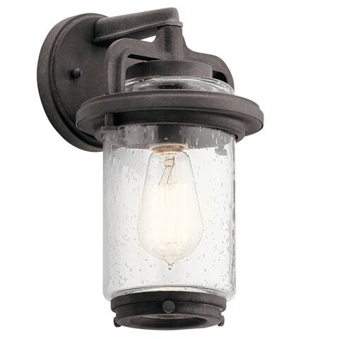Kichler Lighting Andover Collection 1-light Weathered Zinc Outdoor Wall Sconce