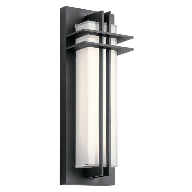 Kichler Lighting Manhattan Collection 1-light Textured Black Outdoor LED Wall Sconce