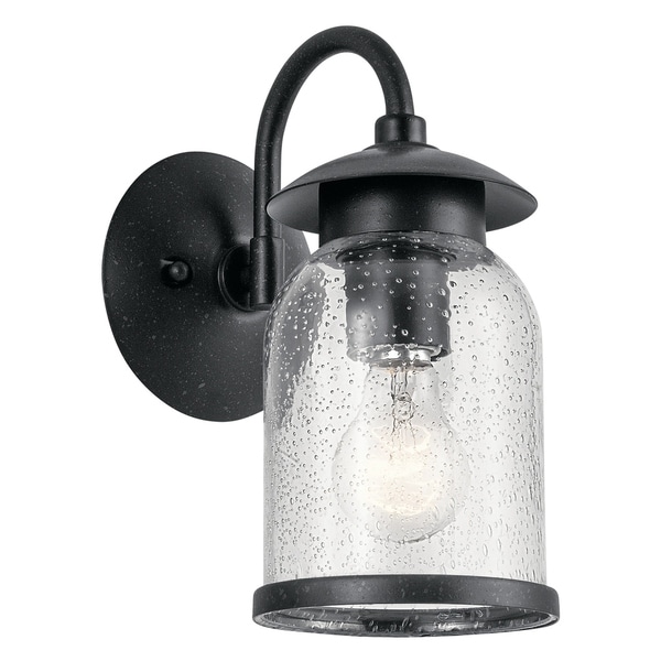 Kichler Lighting Hugo Collection 1 Light Distressed Black Kichler Lighting Hugo Collection 1 Light Distressed Black Outdoor Wall Sconce On Free Shipping Today 19569417