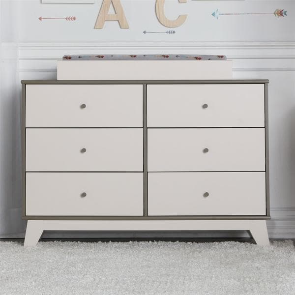 dresser with changing table topper