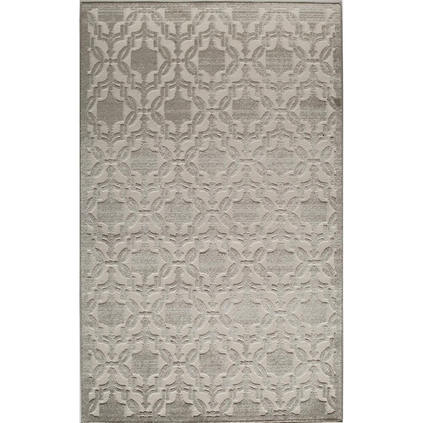 Riviera Traditional Medallion Cream Area Rug - 8' x 10'
