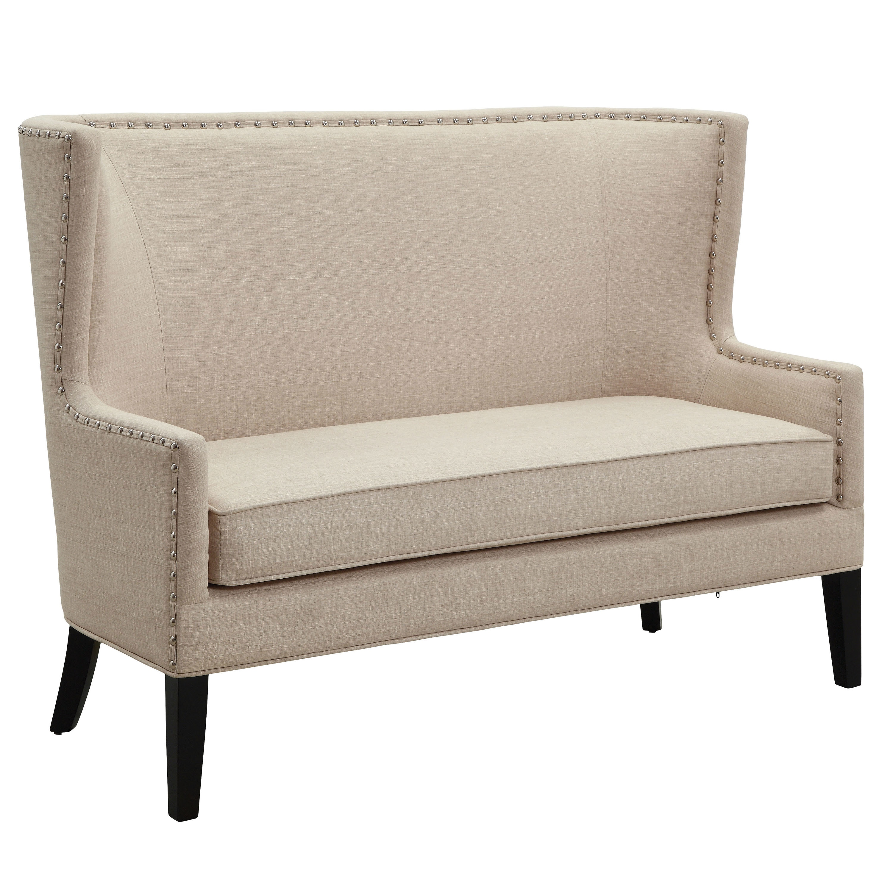 Freya Contemporary Wingback Settee Loveseat Bench By FOA | EBay