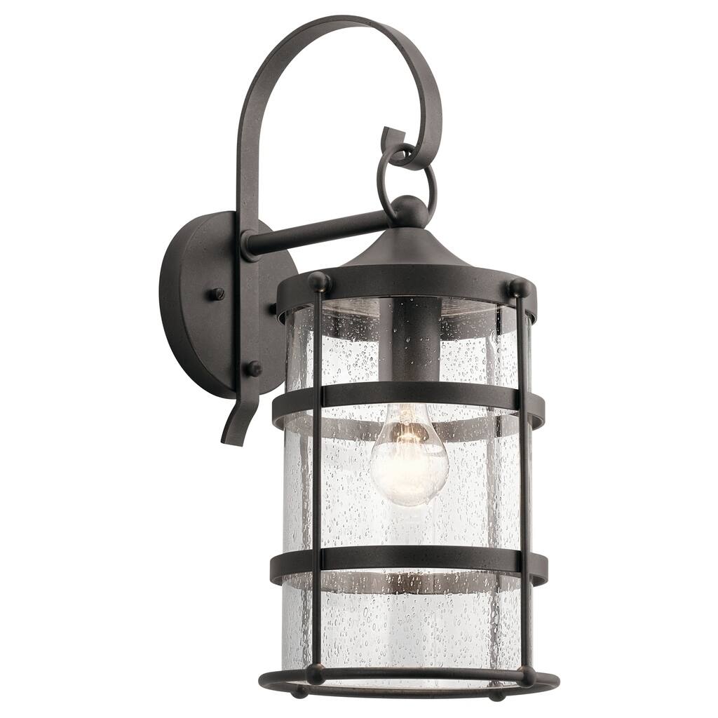 Kichler Lighting Mill Lane Collection 1-light Anvil Iron Outdoor Wall Lantern