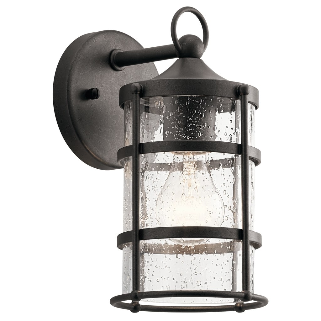 Kichler Lighting Mill Lane Collection 1-light Anvil Iron Outdoor Wall Lantern