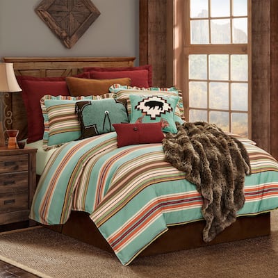 Paseo Road by Hiend Accents Serape Comforter Set, Queen, 3PC