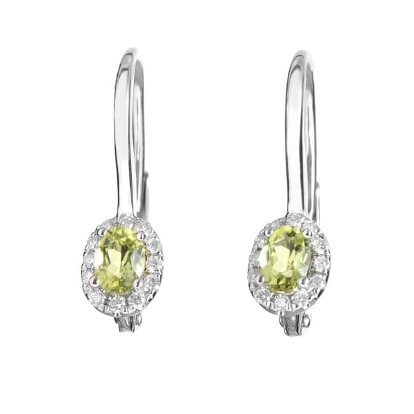 Women S White Gold Diamond Peridot Earrings Seep70741rbzpe Free Women X27 S White Gold Diamond Peridot Earrings Seep70741rbzpe