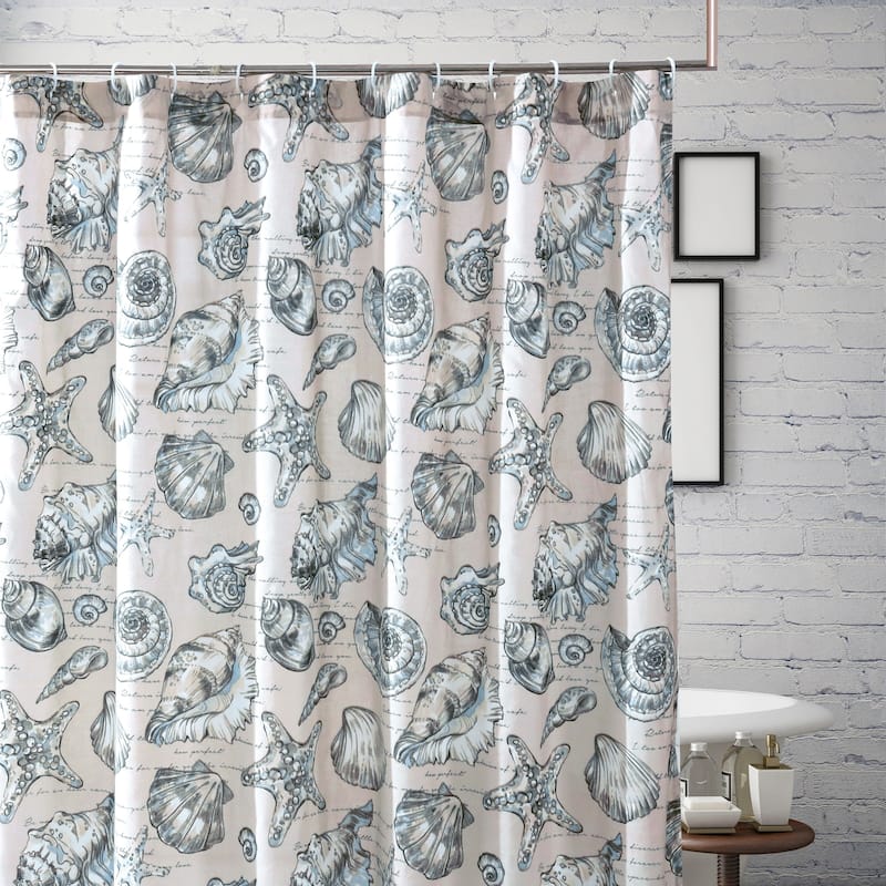 Barefoot Bungalow Cruz Coastal Shower Curtain