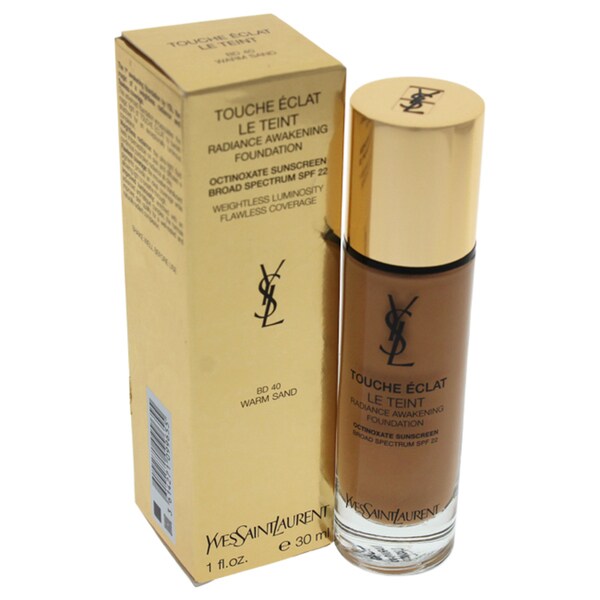 Yves Saint Laurent Le Teint Touche Eclat Radiance Awakening Foundation SPF 22 BD40 Warm Sand