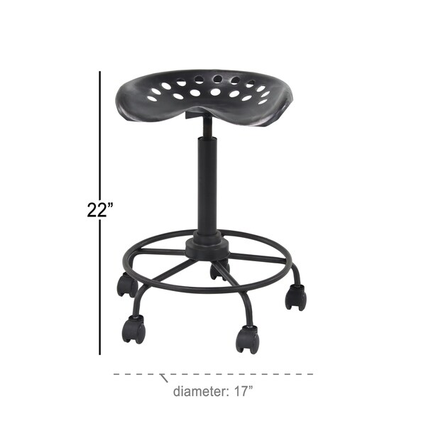 22 inch stool with back