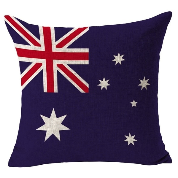 Cotton Linen Pillow Case Australian Flag 18 X Free Cotton Linen Pillow Case Australian Flag 18 X