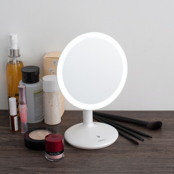 illuminated table mirror