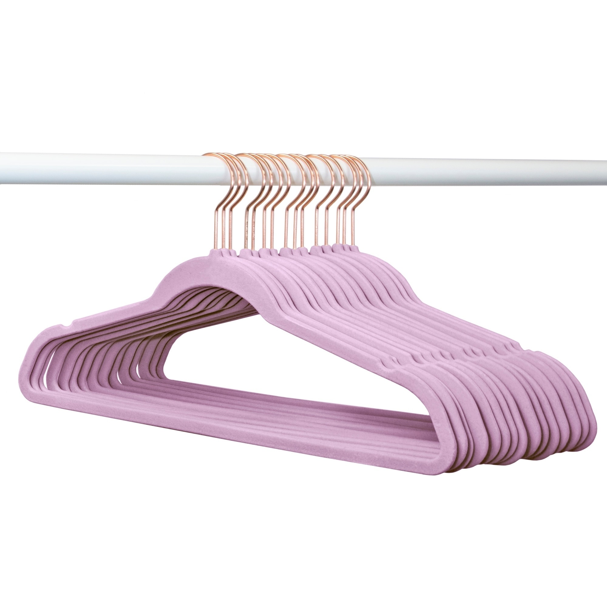 Closet Complete Velvet non slip Hangers - 50 Pack Set in Navy (As Is Item)  - Bed Bath & Beyond - 22806056