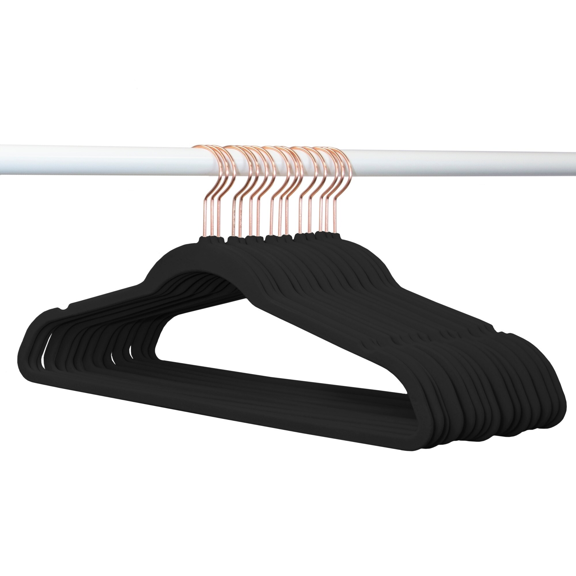 Closet Complete Velvet non slip Hangers - 50 pack Set - Bed Bath