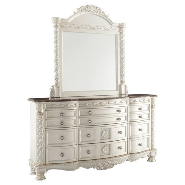 Shop Gracewood Hollow Bhatt Pearl And Silvertone 12 Drawer Dresser