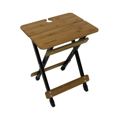 Side Kanpai Bamboo Table - N/A