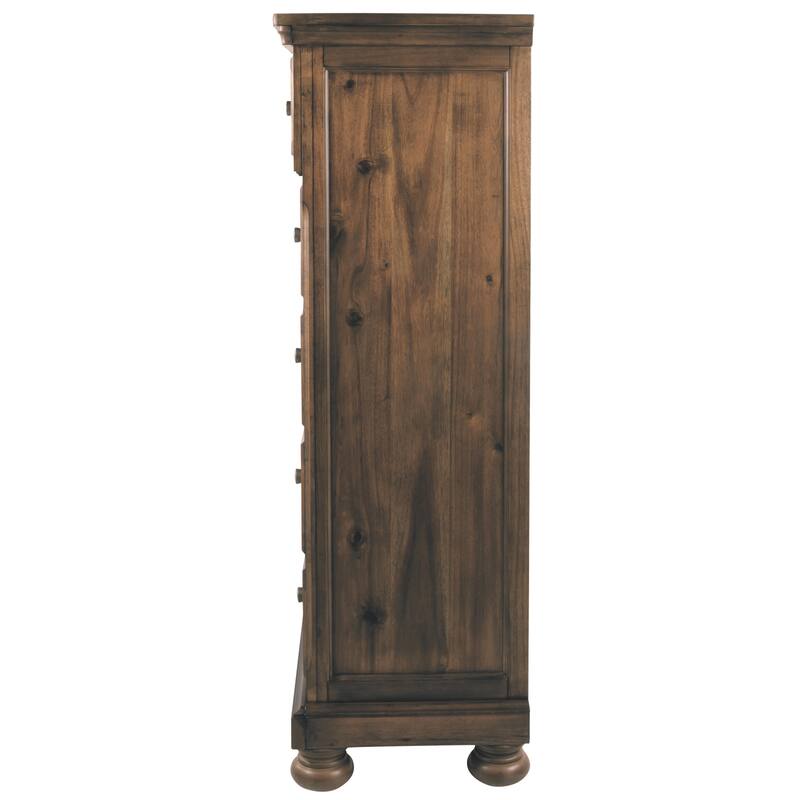 Flynnter Medium Brown 5-drawer Chest