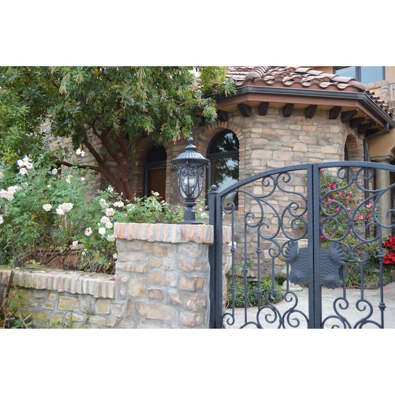 AA Warehousing Hailee 3 Light Exterior light in Matte Black Finish