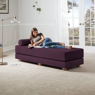 Purple Sleeper Sofa Online At Our Best Living Ja Artemis Daybed Queen Size Convertible Sleeper