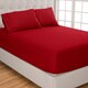 preview thumbnail 7 of 61, Bare Home Deep Pocket Fitted Sheet & Pillowcase Set, Hypoallergenic King - Red