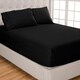 preview thumbnail 41 of 61, Bare Home Deep Pocket Fitted Sheet & Pillowcase Set, Hypoallergenic King - Black