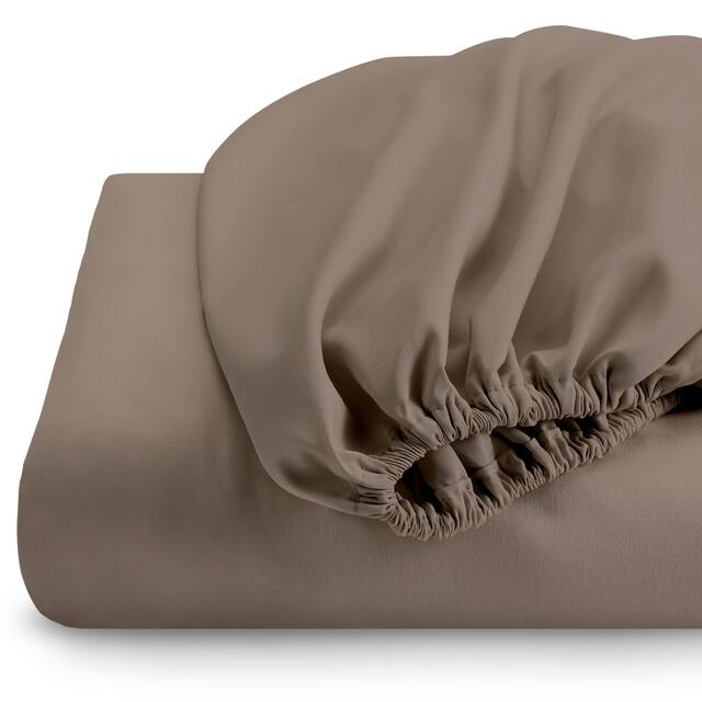 Bare Home Deep Pocket Fitted Sheet & Pillowcase Set, Hypoallergenic