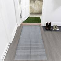 Amazon Com Shape28 Floor Mat Ultra Thin Kitchen Rug With Non Slip Rubber Backing 35 X23 Mocha Kitchen Dining