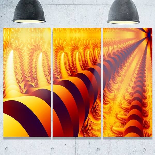 Abyss with Infinite Depth Abstract Art Glossy Metal Wall Art 36W x