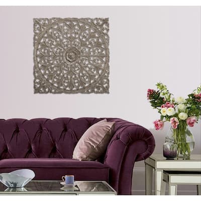 30" Light Tan Solaris Fifteen Wall Art